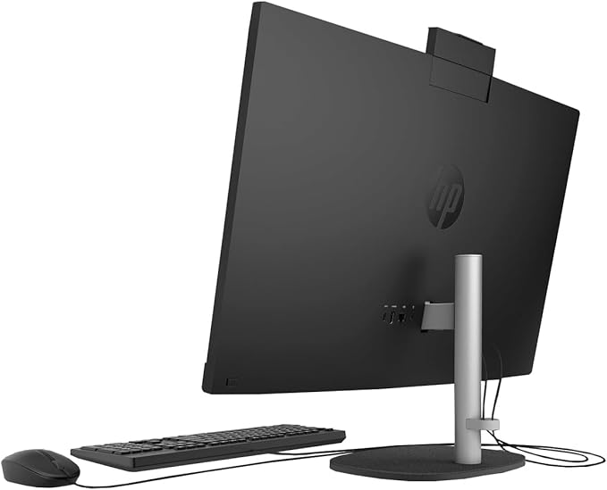 HP 27" FHD Touchscreen Business All-in-One Desktop Computer, Intel 12-Core Ultra 7 155U (Beats i7-1355U), 32 GB DDR5 RAM, 1 TB SSD, Intel Iris Xe Graphics, Wired KB & Mouse, Wi-Fi 6, Windows 11 Pro