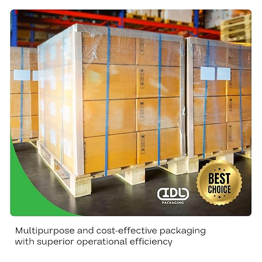 IDL Packaging Cardboard Edge Protector 2" x 2" x 9", Pack of 100 - V-Board Reinforced Cardboard Corners for Shipping - White Kraft Corner Protectors for Pallets - Recyclable and Eco-Friendly Material