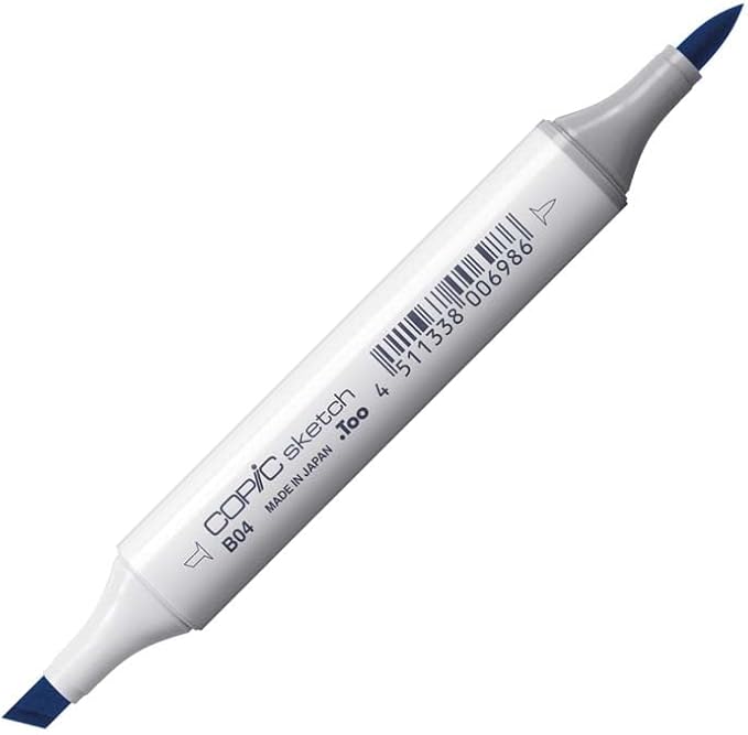 Copic Sketch, Alcohol Markers, 6 Colors Dual Brush Tip Art Marker for Adults, Permanent Blendable Sketch Markers for Coloring Drawing & Illustration Art - Perfect Primaries