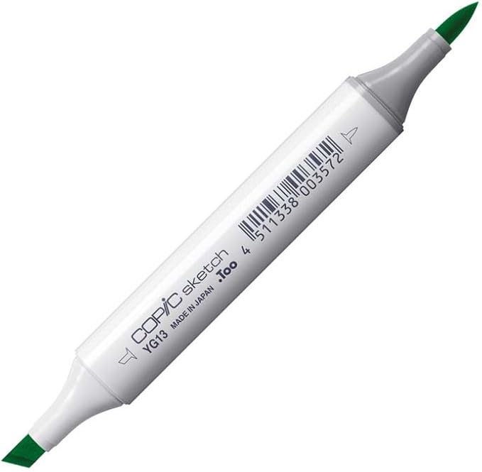 Copic Sketch Alcohol Markers, 6 Color Dual Tip Art Marker Set – Blendable Brush Tips for Drawing, Sketching, and Illustration – Professional Set for for Adult/Teen Artists & Creators - Earth Essential