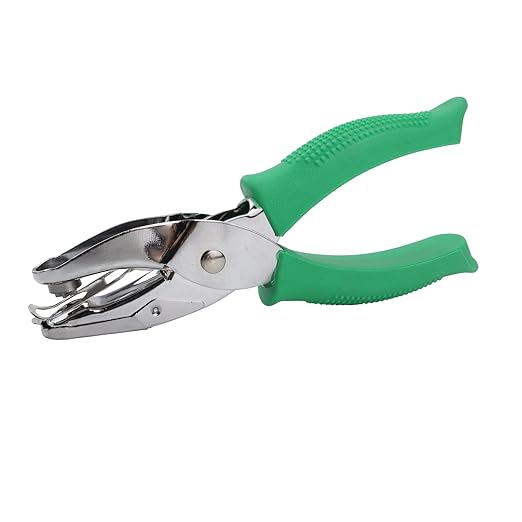 1/4 Inch Triangle Shape Hole Puncher, Handheld Single Hole Paper Punch, One Hole Paper Punch for DIY Craft Paper Scrapbook Puncher Hand Tool
