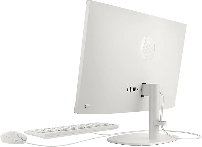 HP 21.5" FHD All-in-One Desktop Computer, 16GB RAM 512GB Storage (256GB SSD + 256GB Docking Station Set), Dual-Core Intel Celeron, Windows 11 Pro with Microsoft Office Lifetime Suite, Keyboard & Mouse