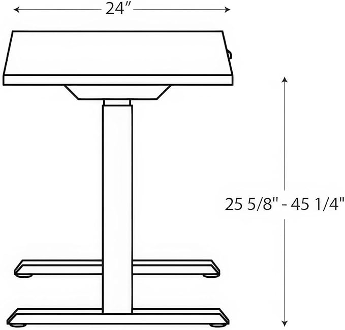 HON Coze Electric Standing Desk Adjustable Height, Coordinate Height Adjustable Desk, 54", Natural Recon Top, Silver Base