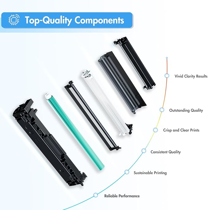 148A 148X Toner Cartridge Black Compatible Replacement for HP 148A 148X W1480X W1480A for HP Laserjet Pro 4001dw 4001dn 4001n MFP 4101fdw 4101fdn Printer Ink (with Chip) (2 Pack)