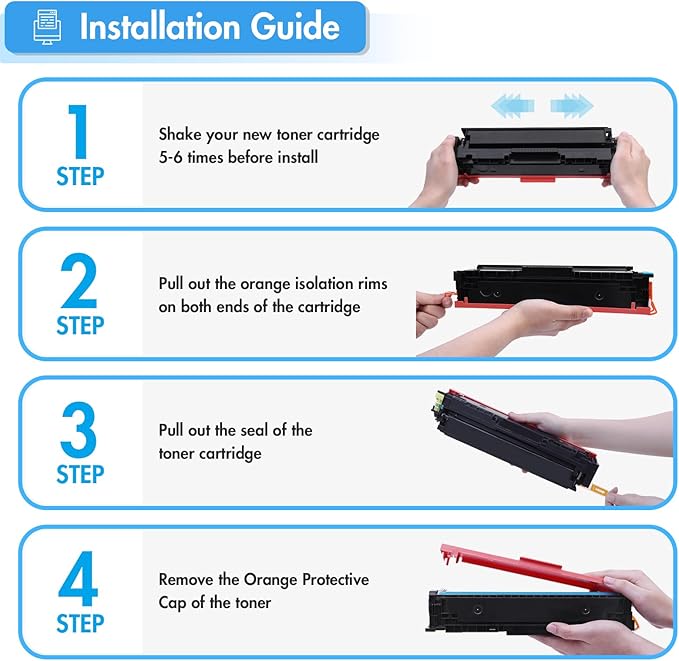 067 Toner Cartridge Set 067H MF656Cdw MF654Cdw Compatible for Canon 067 Color ImageCLASS LBP632Cdw LBP633Cdw MF653Cdw Printer High Yield Ink 4 Pack