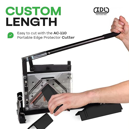 IDL Packaging 2” x 2” x 9” Cardboard Edge Protector (Pack of 20) - Corner Protectors for Shipping, Storage, & Moving – Reinforced Corner Guard Protection for Pallets, Wall Corners, & Furniture