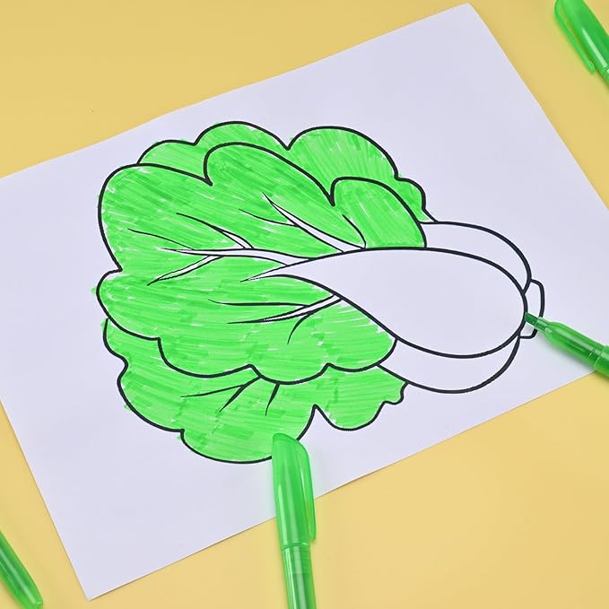 coruscant Green Highlighter,40 Packs of highlighters, Chisel Tip Marking, Quick Drying, No Bleed for Teacher Students Organizing and Coloring in the Classroom, Home, Office