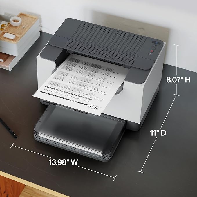 HP Laserjet M207dw Laser Wireless Printer, Black and White, Duplex, Best for Office