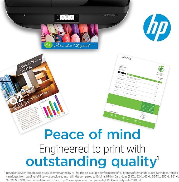 HP 952XL Yellow High-yield Ink Cartridge | Works with HP OfficeJet 8702, HP OfficeJet Pro 7720, 7740, 8210, 8710, 8720, 8730, 8740 Series | Eligible for Instant Ink | L0S67AN