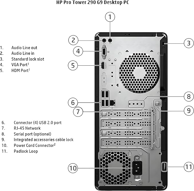 HP 290 G9 Desktop Computer, 13th Gen Intel Core i3-13100 Processor (Up to 4.50GHz)- 16GB RAM - 1TB PCIe SSD - HDMI, VGA, Wire Keyboard & Mouse, Wi-Fi, Windows 11 Pro
