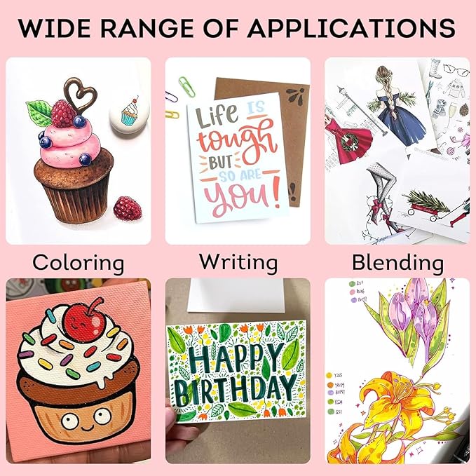 262 Colors Alcohol Markers Set Dual Tip Art Markers for Kids Marker Pens with Pen Holder and Carry Bag for Adult Coloring Painting Supplies Perfect for Painting, Coloring, Sketching and Drawing