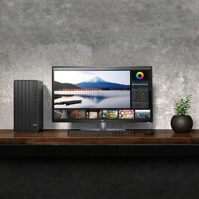 HP Desktop Computers Tower PC for Home Business Student, Intel 6-Core i5-12500 (Beat i7-11700), 16GB DDR4 RAM, 512GB PCIe SSD, WiFi, Bluetooth, RJ-45, Keyboard and Mouse, Windows 11 Pro, Wendbo